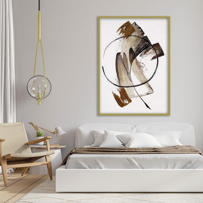 Decono Картина Абстракт с Кръг