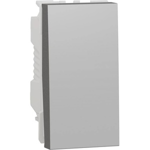 Schneider Electric SE Бутон NO/NC 1 мод. цвят Алуминий Unica - NU313630 (NU313630)