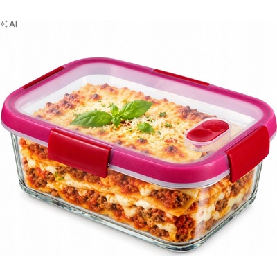 Curver Smart Cook hranatá skleněná 111075 0,9 l