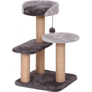 DUVO Chestnut катерушка и драскалка за коте, с 4 нива, 40х40х61, 5 см, Белгия - 431/442012