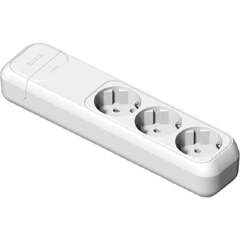 Famatel 2503 бяла 16a-250v тройна заземена разпределителна кутия (2503)