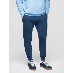 Ombre Clothing Мъжки спортни панталони BASIC джогър с жебрована крачола - тъмно сини V4 OM-PABS-0305 Ombre Clothing Ombre Clothing | Sin | МЪЖЕ | S