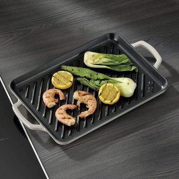 Kela 35 х 25 см сива чугунена оребрена плоча за печене KELA от серия Calido