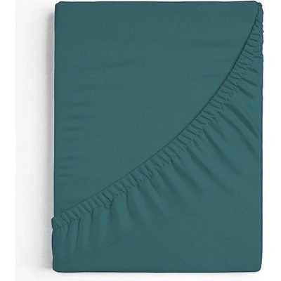 Matějovský napínací prostěradlo jersey Zelenomodré 200x220