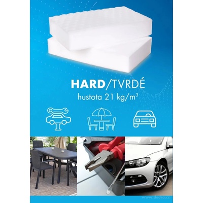 NANOX tvrdé nano hubky na upratovanie (hard) 2 ks