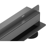 Mexen Flat Wall стенен линеен сифон 2в1 60 см, четка в сив пистолетен цвят - 1E30060 (1E30060)