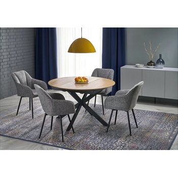 Halmar Разтегателна трапезна маса acord натурален дъб