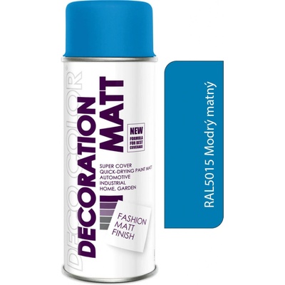 Deco Color Decoration RAL MATT 400 ml - 5015 modrý nebeský matný