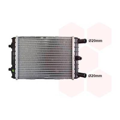 Chladič, chlazení motoru VAN WEZEL 03012704