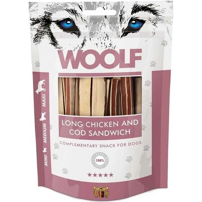 WOOLF Long Chicken and Cod Sandwich 100 g