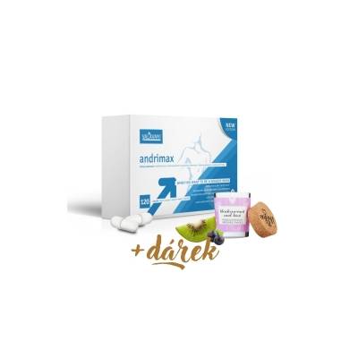 VALAVANI Andrimax 120 kapslí Dárek Masážní svíčka Enjoy it - černý rybíz a kiwi