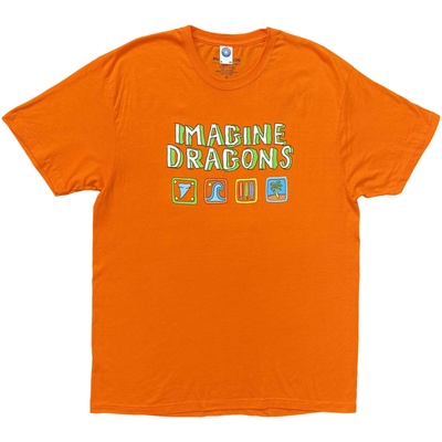 Imagine Dragons Take Me To The Beach (Back Print) Orange L Риза (<![CDATA[IMDRTS25MO03]]>)