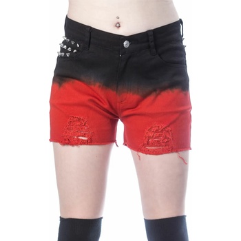 Image 1 of VIXXSIN Дамски къси панталони vixxsin - gaia - ЧЕРНО/ЧЕРВЕНО - poi1010