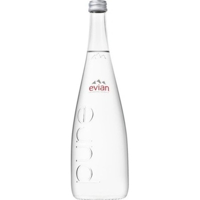 Evian Přírodní neperlivá minerální voda 12 x 0,75 l