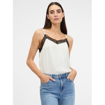 Orsay Кремав дамски топ ORSAY Orsay | Byal | ЖЕНИ | XS