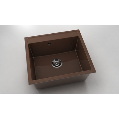 FAT Мивка Vanguard 226, Polymer marble, 17 Светло венге, с включен сифон