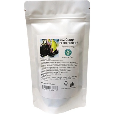 Zelené Drahokamy Černý bez plod 100 g