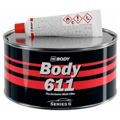HB BODY 611 univerzálny tmel na všetky kovy, drevo béžový 250g