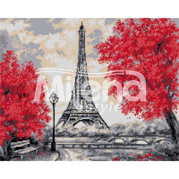 Milena Style Париж - гоблен със схема конци dmc 1: 1