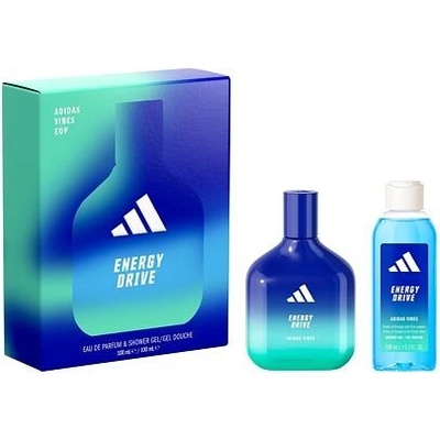 Adidas Vibes Energy Drive EDP 100 ml + sprchový gél 100 ml
