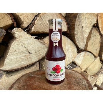 Nature Notea Babiččin sirup Brusinka 0,5 l