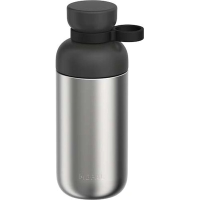 Mepal fľaša na vodu Vita 500 ml z recyklovanej nerezovej ocele Čierna