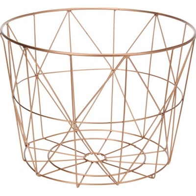 KOOPMAN Dekorace závěsná Koš měděný 34 cm 1ks – Zboží Dáma