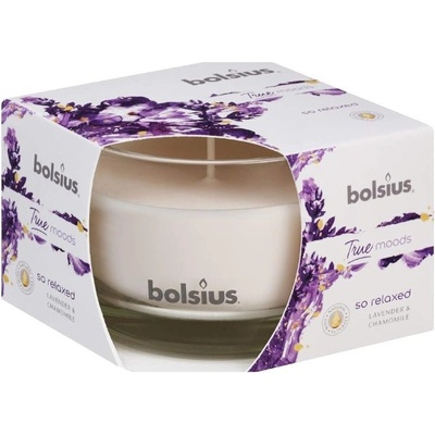 Bolsius True Moods So Relaxed Levandule & Heřmánek 63 mm