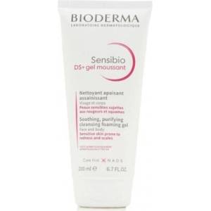 BIODERMA Почистващ и успокояващ гел - пяна за чувствителна кожа , Bioderma Sensibio DS+ Gel Cleansing Face 200ml
