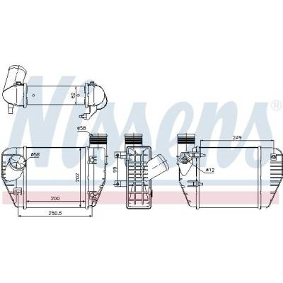 Chladič turba NISSENS 96544
