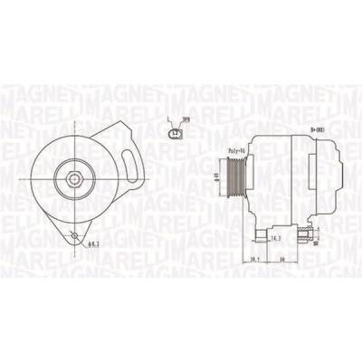 generátor MAGNETI MARELLI 063731750010