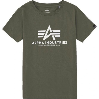 Alpha Basic T Kids/Teens dark olive