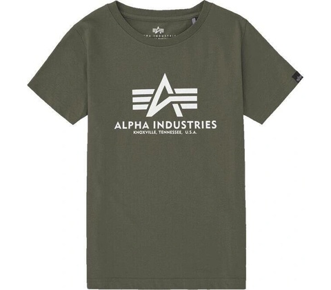 Alpha Basic T Kids/Teens dark olive