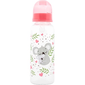 Lorelli Бебешко шише Lorelli Baby Care - Simple, 250 ml, Shell Pink (10200110006) - baby