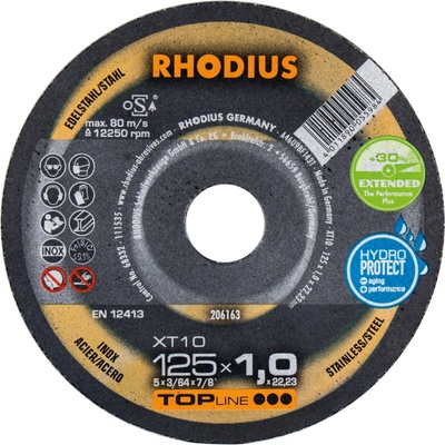 Rhodius Kotouč řezný 125 x 1,0 x 22,23 mm 211203