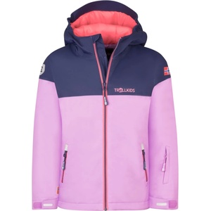 TROLLKIDS Детско ски яке Trollkids Girl's Hallingdal Jacket Winter jacket - Light Violet / Deep Violet / Coral Pink - размер 140 (EU) (703-2533-0917)