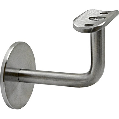 Držák madla na stěnu na trubku ø 42,4 mm bez děr, zadní vnitřní závit M8, broušená nerez K320 / AISI304 – Hledejceny.cz