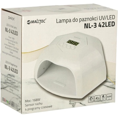 Allepaznokcie UV LED lampa NL-3 168W 42 pro manikúru a pedikúru