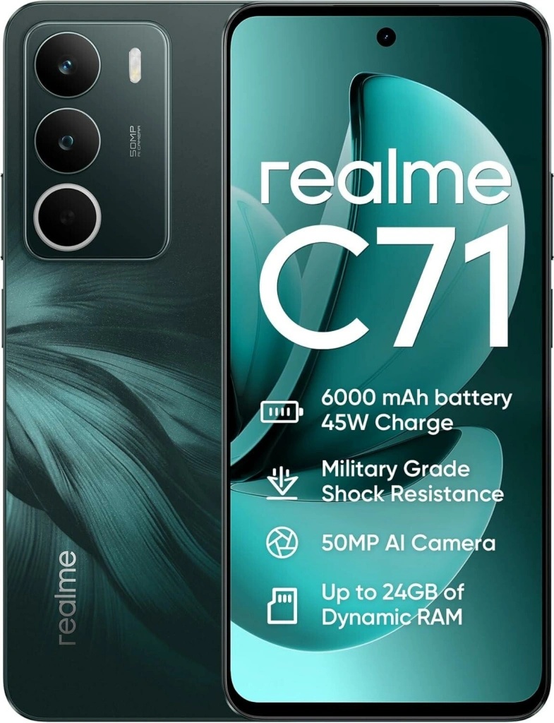 realme C71 8GB/256GB Forest Green od 179,24 € - Heureka.sk