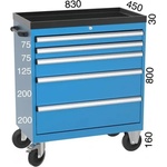 Kocel КОЛИЧКА ЗА ИНСТРУМЕНТИ С 5 ЧЕКМЕДЖЕТА kocel -8105 (8105)