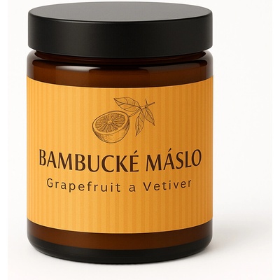 Farm.inc Grapefruit a Vetiver Šlehané bambucké máslo 180 ml