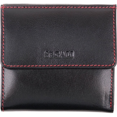 Segali dámska kožená peňaženka SG 60337 černá červená