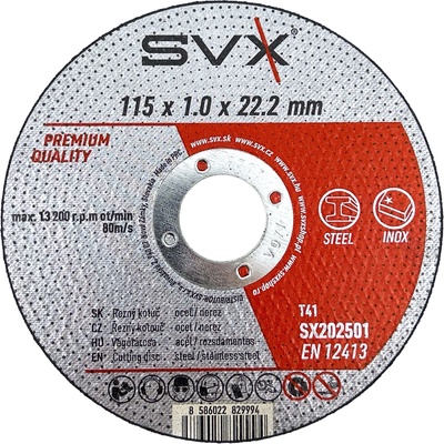 SVXtools Rezný kotúč 115 x 1 x 22,2 mm 1151022