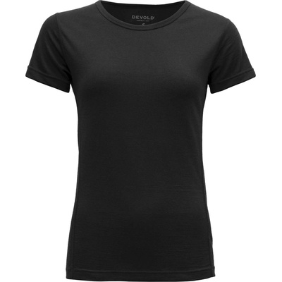 Devold Dámske tričko BREEZE MERINO 150 T-SHIRT čierna
