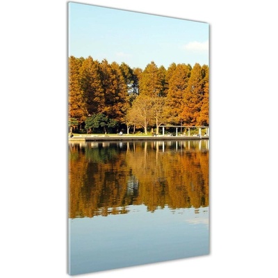 Vertikálny foto obraz sklenený Jesenný park 50x100 cm