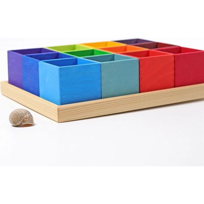 Grimm's Barevné krabičky třídící pomůcka 12 ks – Hledejceny.cz