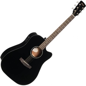 Cort EARTH 60CE Black Gloss Електро-акустична китара Дреднаут