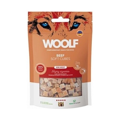 WOOLF pochoutka Soft Cubes Beef 100 g