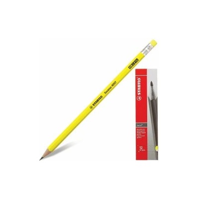STABILO Молив с гума Swano 4907 HB жълт