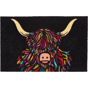 Artsy Mats Изтривалка 40x60 cm Highland Cow - Artsy Doormats (IND6040-HIGHLAND)